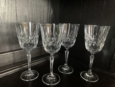 Cristallerie Zwiesel  Wine Goblet Fairmont Pattern Germany Set Of 4 Box Nice