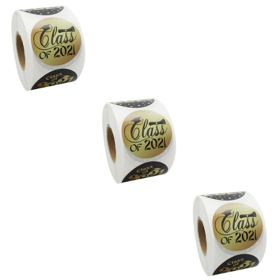 3 Rolls Graduation Gift Decals Sealing Sticker Stickers Theme eBay
