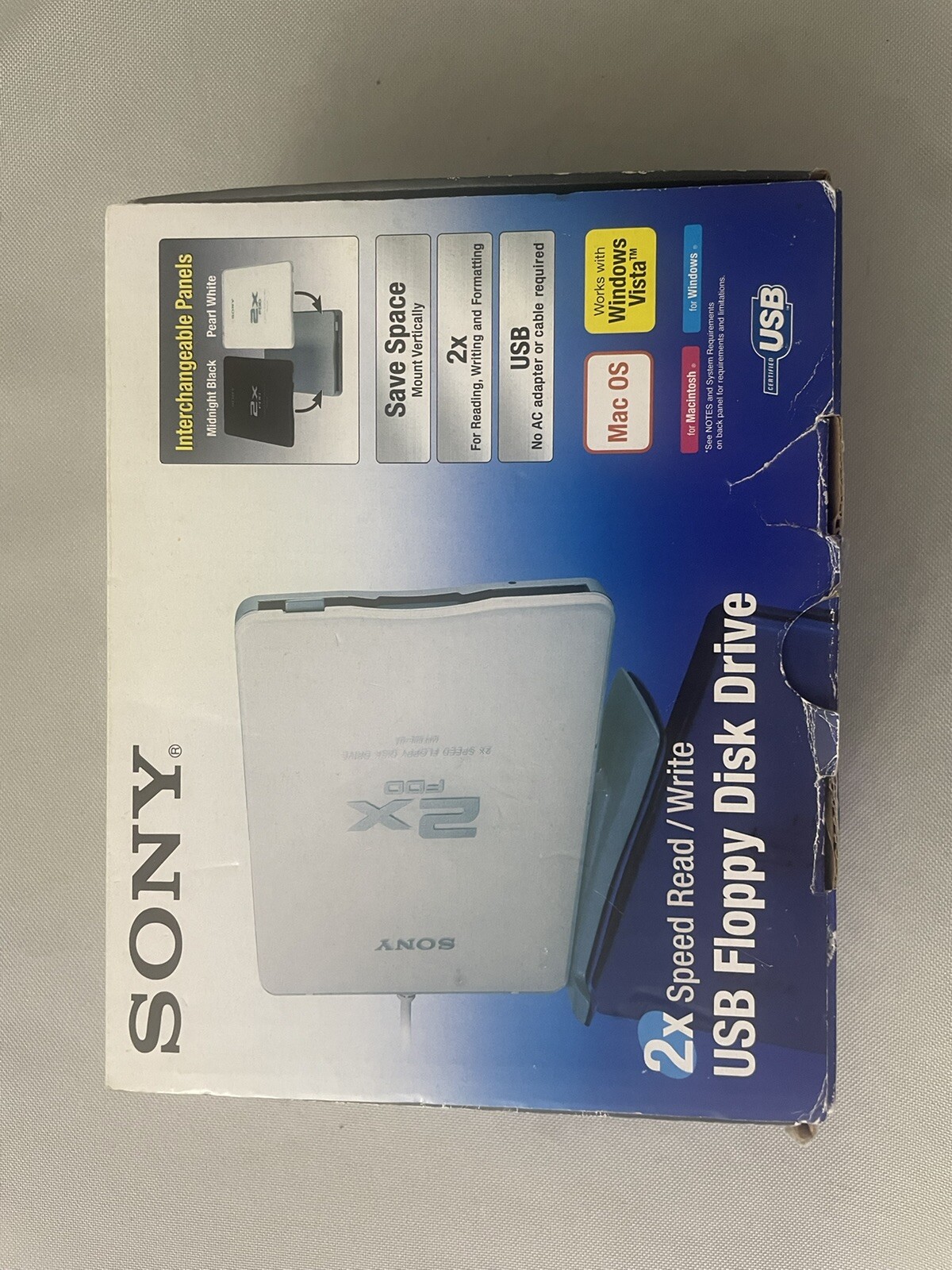 Sony USB Floppy Disk Drive 2x Speed FDD MPF88E NEW IN BOX eBay