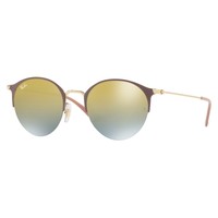 Ray-ban Rb3578 9011a7 Brown/gold Frame Green Grad Mirror 50mm Lens Sunglasses on sale Ray-ban Rb3578 9011a7 Brown/gold Frame Green Grad Mirror 50mm Lens Sunglasses on sale