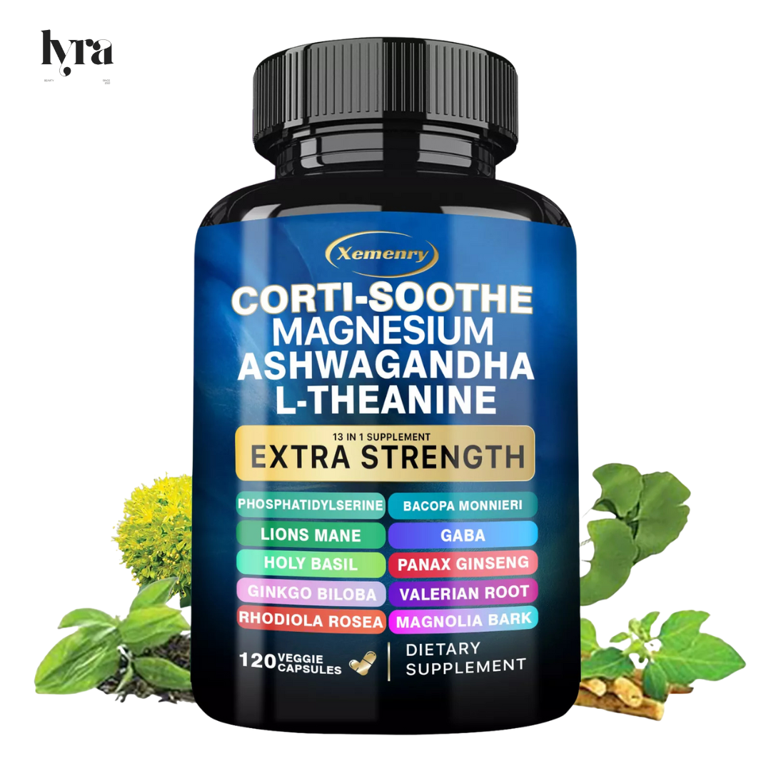 13-in-1 Corti-Soothe Magnesium Ashwagandha L-Theanine Balanced Adrenal Function