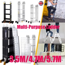 3.5/4.7/5.7M Multi-Use Aluminium Portable Combination Extendable Ladder Platform