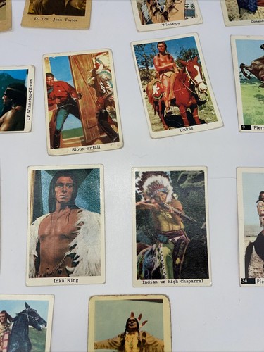 Early Dutch Gum Trading Cards Movie Collection Native Portrayal Actors Set Of 17 - Picture 5 of 8