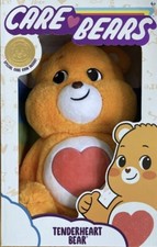 Basic Fun 2020 Care Bears 14" Plush TENDERHEART BEAR With CARE COIN