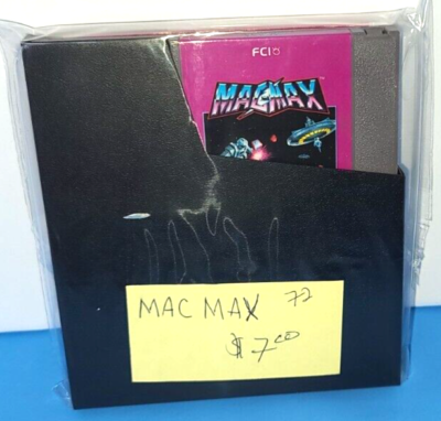 Mac Max (Nintendo Entertainment System 1990) cartridge, Manual