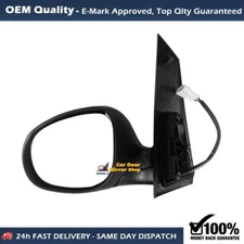 Fits Ford	KA 2009 - 2016 Complete Wing Mirror Electric Unit (Primed) Left Side. 