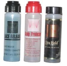 Walker Ultra Hold 1.4oz , Dab-on 1.4oz Lace Release & Scalp Protector 1.4oz~Wigs