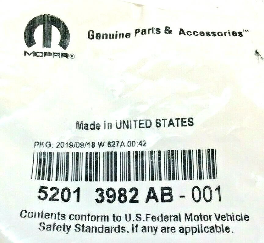 Dodge Journey 2009 2010 2011 cromo RAM cabeza rueda tapa central nuevo OEM 52013982AB Foto 4 de 4