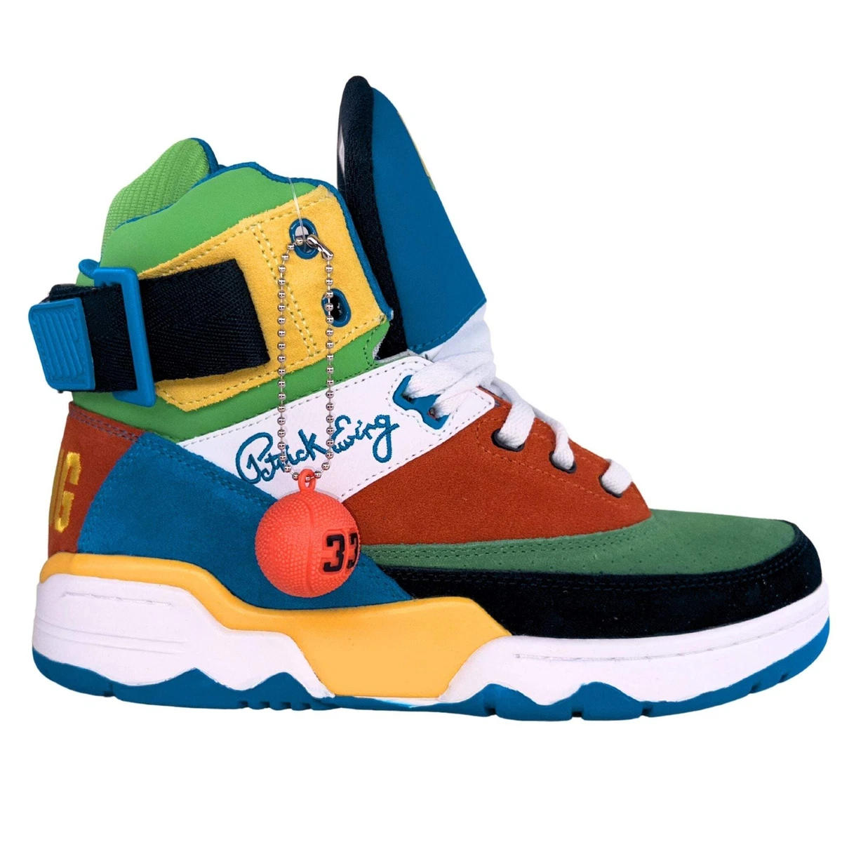 Baskets Ewing Athletics Guard – Noir, Daim, Taille UK 8 / US 9 / EU 42, Mi-hautes
