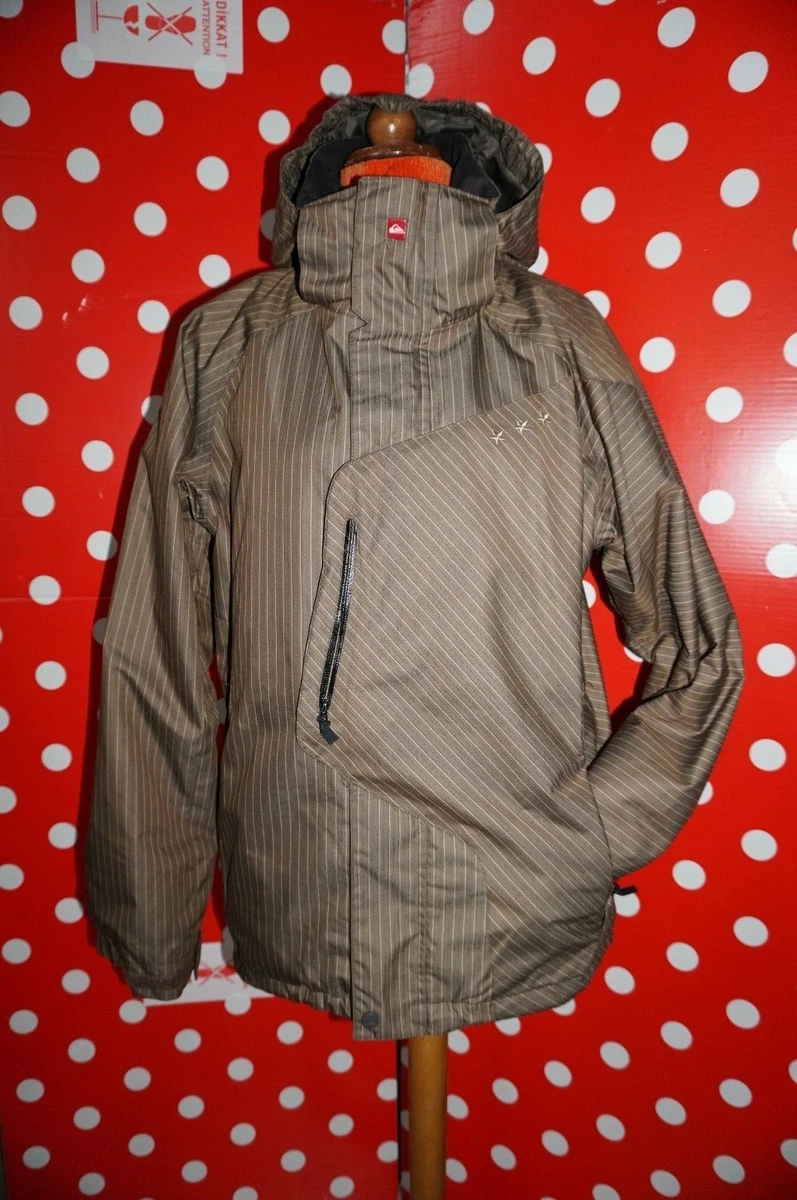 Quiksilver ALPINE JACKET sz M men ski Winter sport coat hood skirt eBay