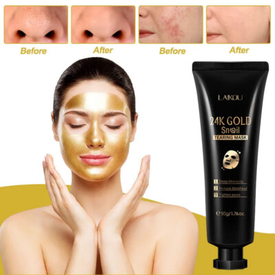 24K Gold Collagen Gesichtsmaske Peel Off Whitening Lifting Anti-Aging  >