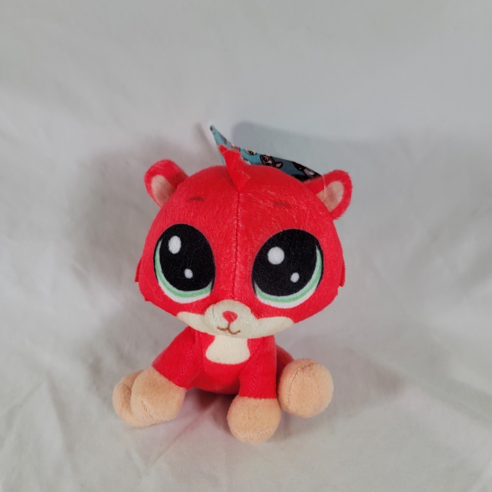 NEW Littlest Pet Shop Trip Hamston Plush Toy Red Hamster LPS Stuffed Doll Figure