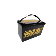 Wild Yak 12V 100Ah Lithium LiFePO4 Battery for Marine, RVs, Trolling Motors