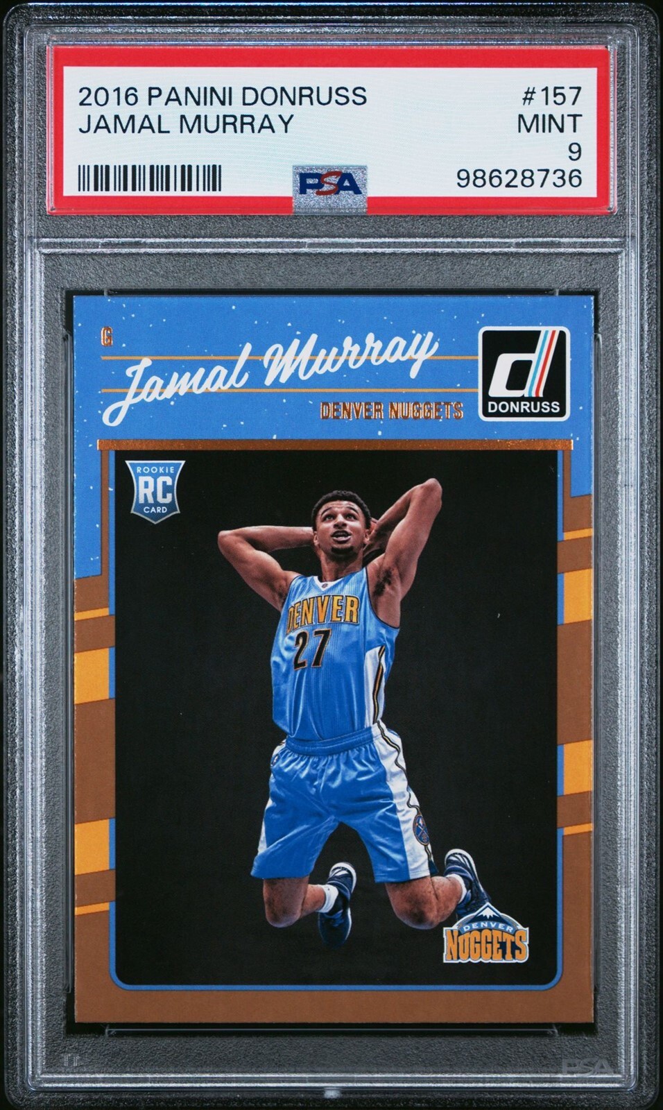 JAMAL MURRAY Donruss Rookie 2016 #157 PSA 9