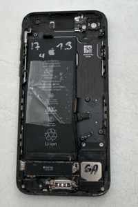 ORIGINAL Apple iPhone 7 Gehäuse Backcover Rahmen Diamant Schwarz Pulled