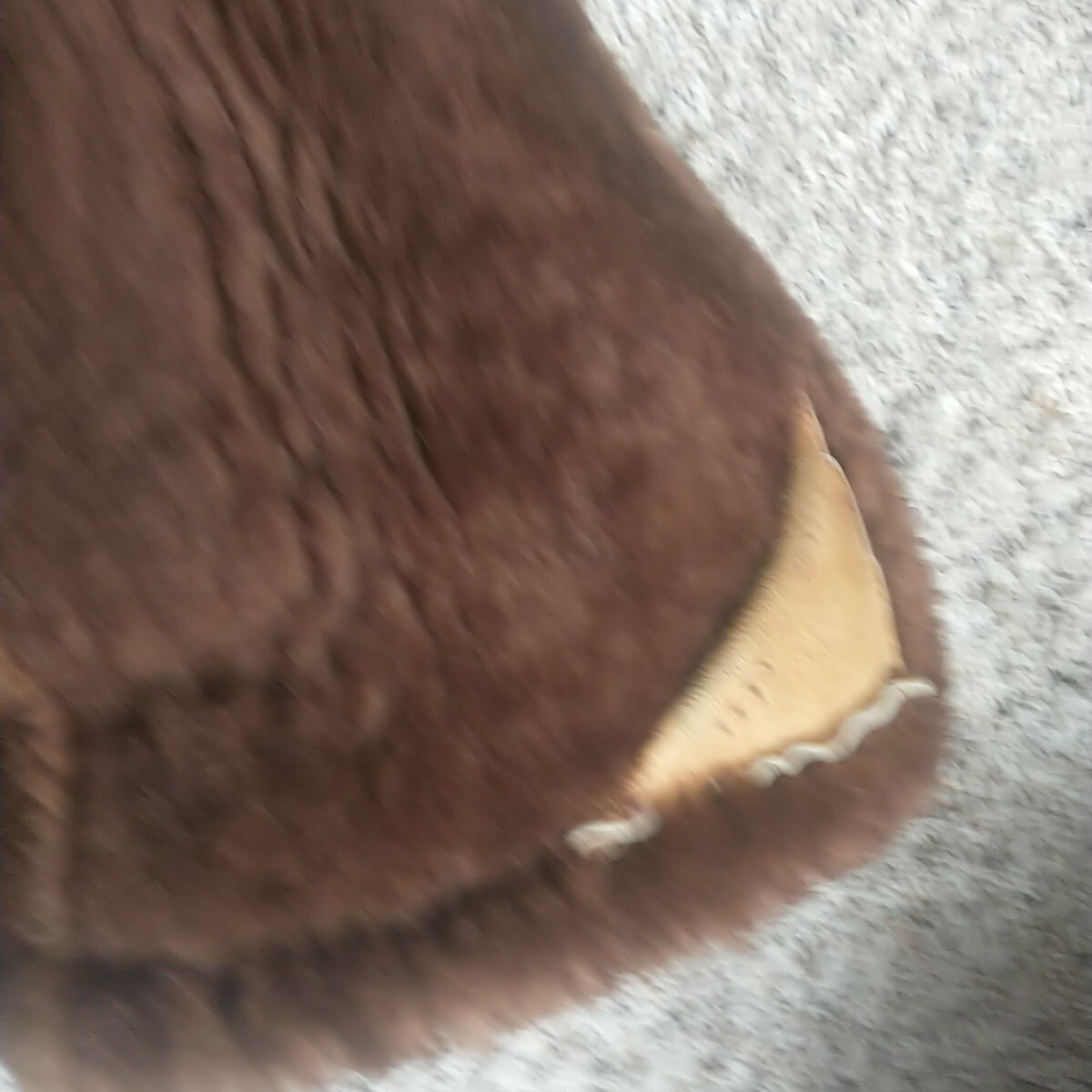 Vintage 70s wilsons Rustic Shearling Sheepskin Leather Coat Jacket Mens 40 image 8