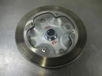 EB1359 23 YAMAHA YXF1000 RMAX4 WOLVERINE FRONT BRAKE ROTOR AND HUB 1