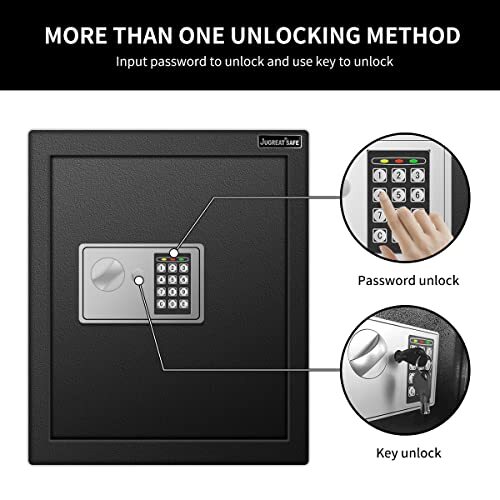 80 Keys Cabinet Wall Safe with Sensor Light,Electronic Key Safe,Pin ...