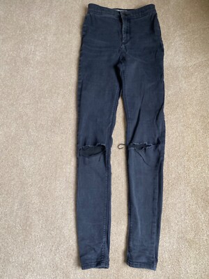 Blue Skinny Jeans Topshop Joni Jeans Petite Petite Joni Black