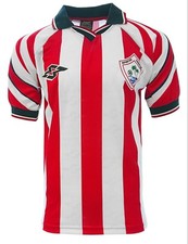 Deportivo Cihuatlan Adult Soccer Jersey White Red by Marval_100% Polyester_New