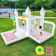 13x12.3x8.3ft Commercial Inflatable Bounce House Jump Bouncy Castle with Slide