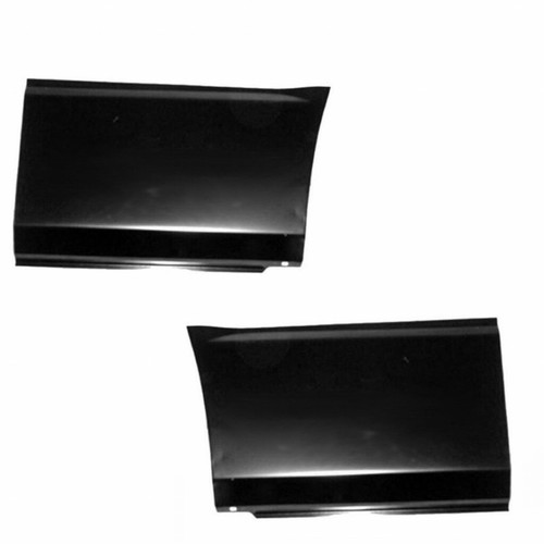 Pair Of Steel Bed Panel Patch Panels For 1988-2002 Chevy/GMC C/K Pickup 8ft Box - Lower Rear Section (Driver & Passenger)
