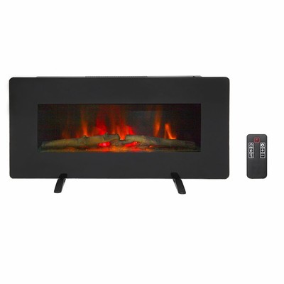 36 Inches Electric Fireplace Recessed Fireplace Heater With Remote