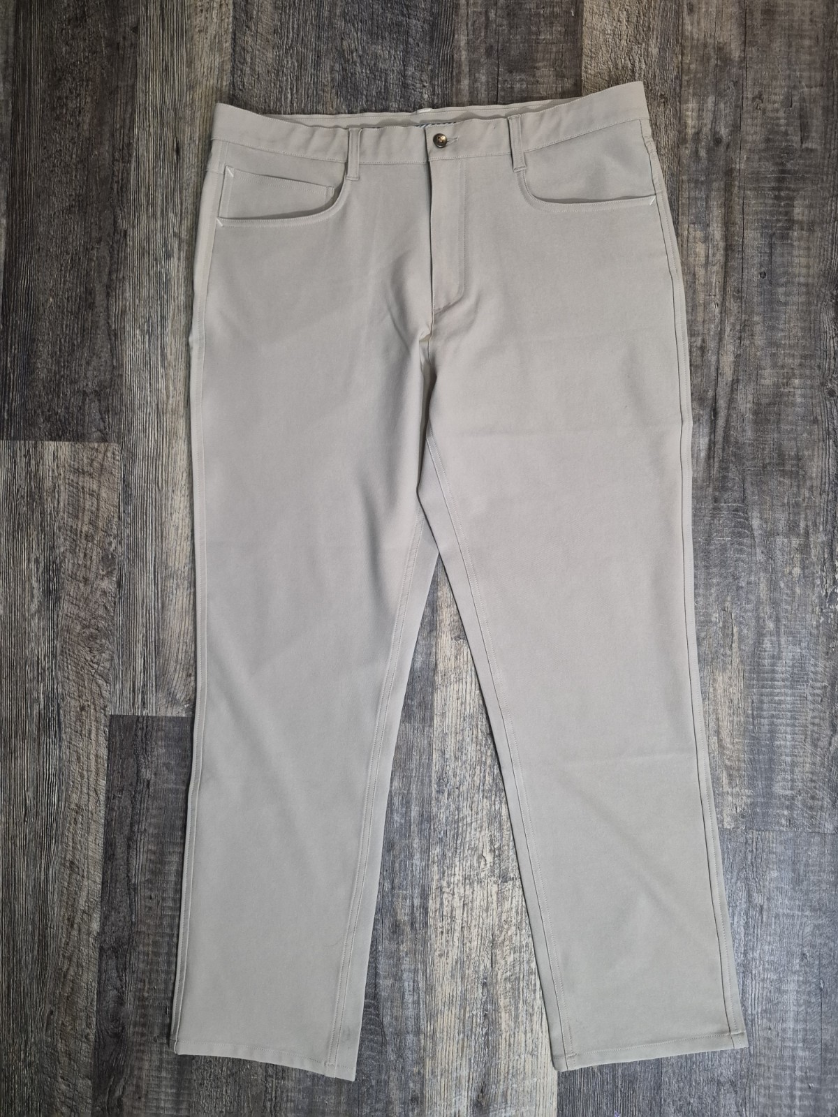 FootJoy Tan Khaki Athletic Fit Stretch Golf 5 Pocket Pants Men's 36x30