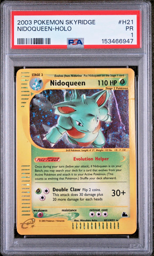 Nidoqueen graded PSA 1 for sale on eBay