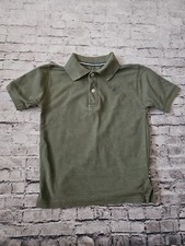 Nautica Boys Size L 6 Olive Green Polo Shirt