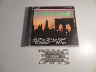 Copland: Chamber Music (Kammermusik) [CD]. Sonata for Violin and Piano / Duo for