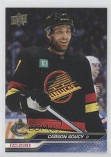 2023-24 Upper Deck Extended Series UD Exclusives 55/100 Carson Soucy #639 0c3