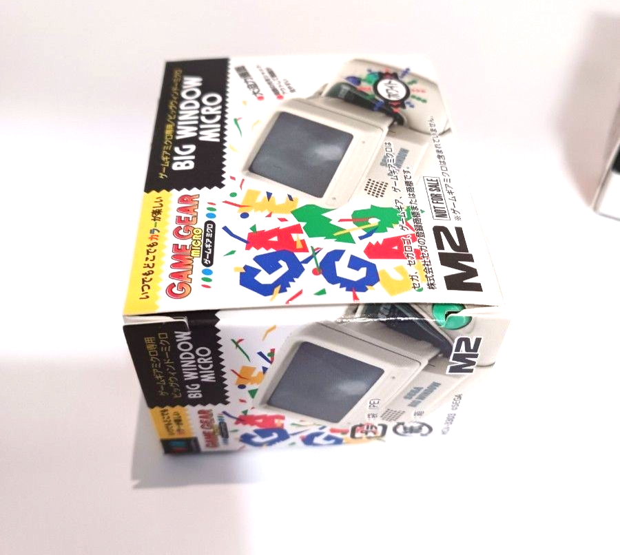 【新品未開封】【レア】ゲームギアミクロホワイト、ビッグウィンドーミクロホワイト Factory-Sealed NEW] SEGA Game Gear Micro White Big Window Micro GG