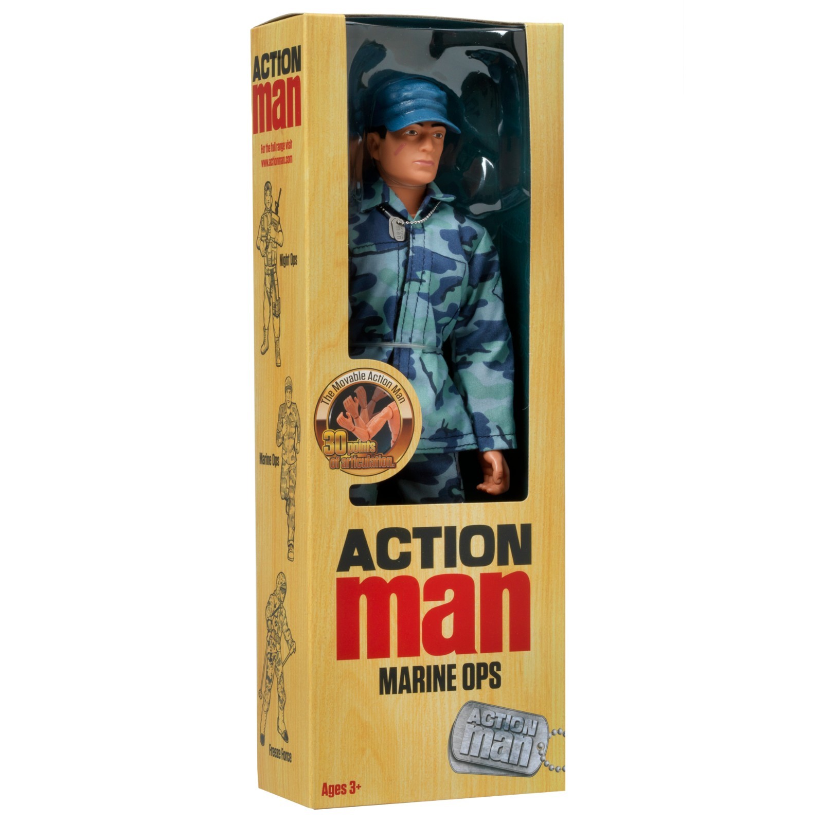 Action Man Marine Ops | 12"" Action Figure w/ 30 Points Articulation | 4th Gen