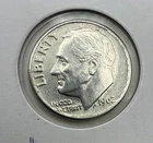 1962 Roosevelt Silver Dime Gem, 90% Silver Dime Great Details! AU+++