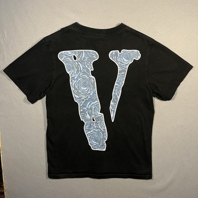 VLONE Pop Smoke Memorial T-Shirt schwarz Herren kleine Grafik The Woo