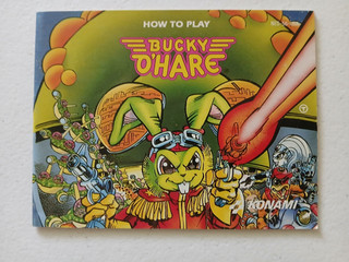 BUCKY O'HARE NES NINTENDO ISTRUZIONI ORIGINALI NO GIOCO SOLO MANUALE RARO