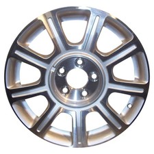 PVD Light Chrome 9 Spoke 17 x 7 Refurbished Wheel