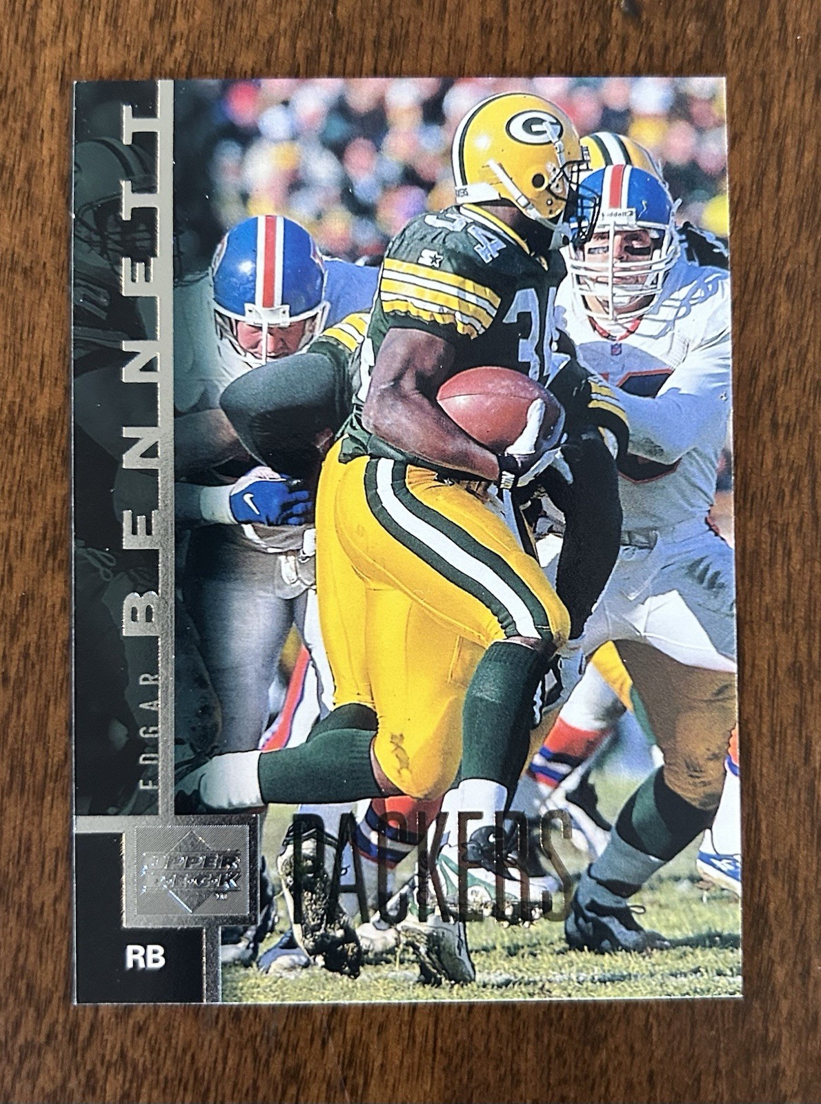1997 Upper Deck - Edgar Bennett #208 - Green Bay Packers NM+