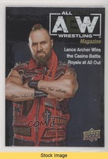 2021 AEW All Elite Wrestling Magazine Rainbow Foil Lance Hoyt Archer READ 1tl1