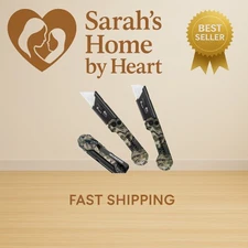 3-Pack Camo Folding Utility Knife Set, Pocket Knife with Quick Open Axis Lock...