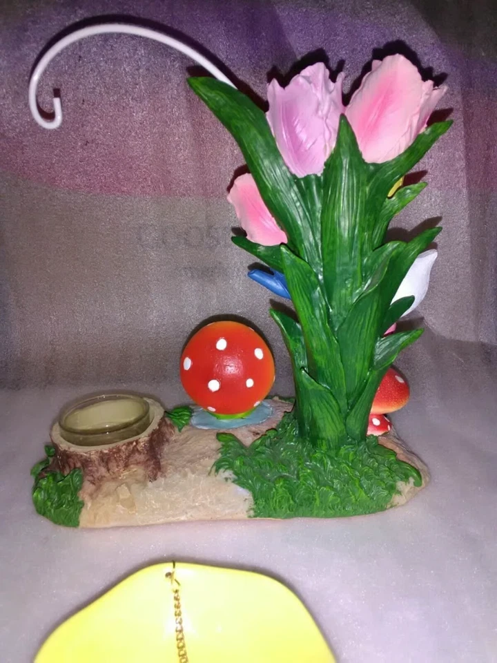 Yankee Candle Rainy Day Quemador de Tarta Colgante Calentador de Cera 2011 Patos Rana Tulipanes XC Foto 2 de 4