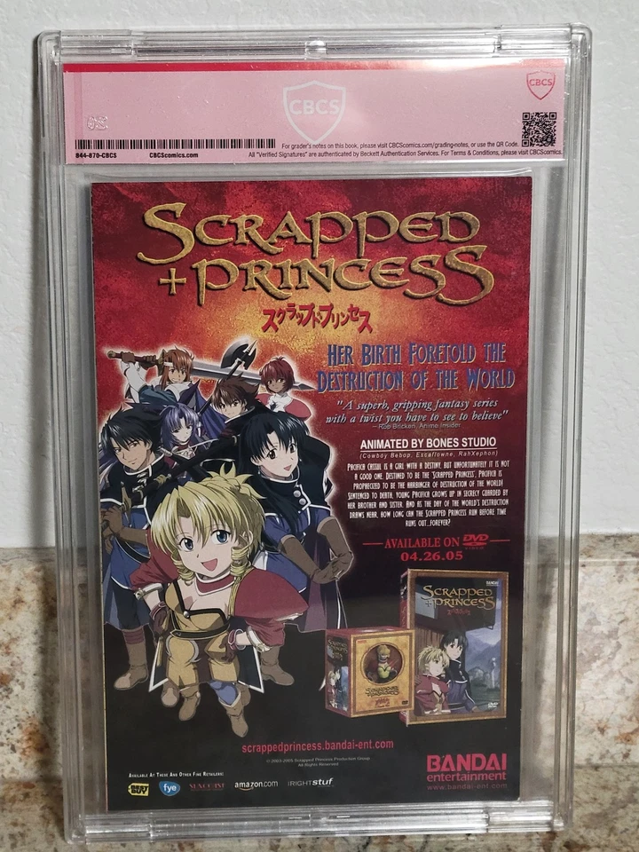 Soulfire #4 Image 2005 CBCS 9.8 Signed by Michael Turner Jim Lee Variant cover - Image 3 of 3