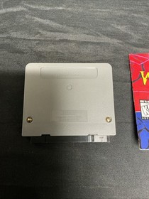 Nintendo Virtual Boy Wario Land Cartridge and Manual Instruction Booklet