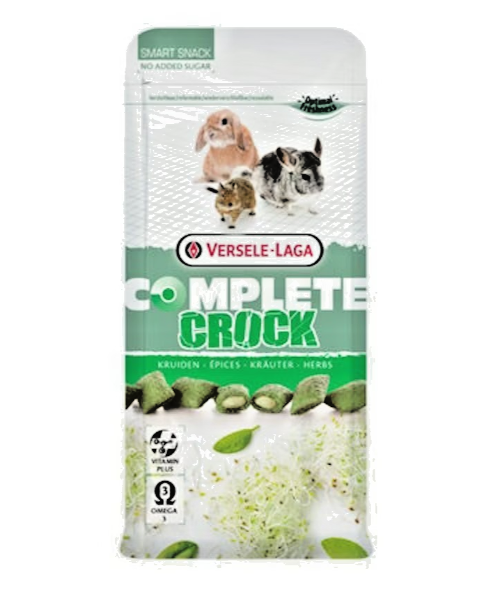 Versele-Laga Crock Complete Herb Small Animal Treats 50g Rabbit Degu Rat Hamster
