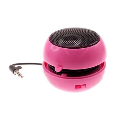 Wired Speaker Portable Audio Multimedia Rechargeable Pink for Tablets