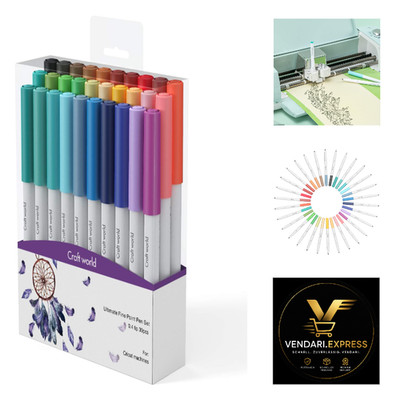 Craft World 0,4 Feinspitze Stifte Cricut Maker 3 Explore Air