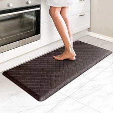 Cushioned Anti-Fatigue Kitchen Mat 17.3"x39" Waterproof Non-Slip Rug