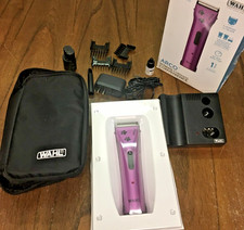 NEW Wahl Prof Animal Arco Pet Dog Cat Hair Clipper 2 Batteries Charger Combs