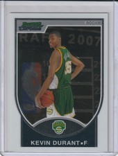 KEVIN DURANT Supersonics 2007/08 Bowman Chrome #111 RC /2999 Rookie Card